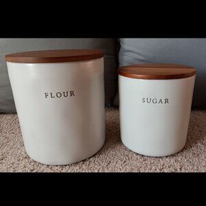 Hearth & Hand Magnolia Canisters